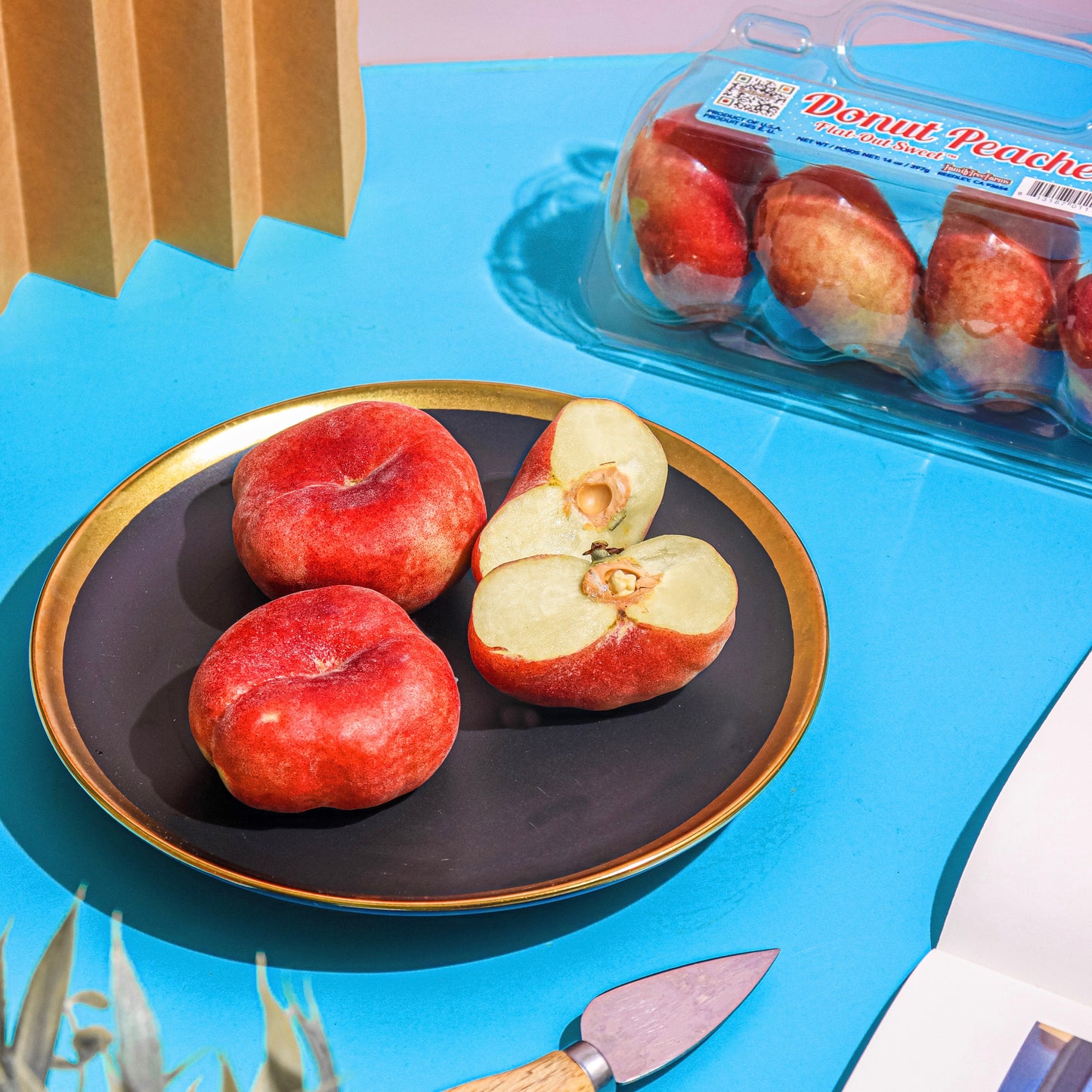 US White Donut Peach